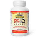 Natural Factors PS IQ Memory 25 mg PS & 350 mg Omega-3-6 60 Softgels - Five Natural