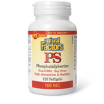 Natural Factors PS Phosphatidylserine 100 mg 120 Softgels - Five Natural