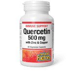 Natural Factors Quercetin with Zinc & Copper 500 mg 60 Veg Capsules - Five Natural