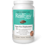 Natural Factors RealEasy with PGX Vegan Meal Replacement Chocolate 855g - Five Natural