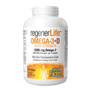 Natural Factors RegenerLife Omega-3+D 150 Softgels - Five Natural