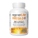 Natural Factors RegenerLife Omega-3+D 90 Softgels - Five Natural