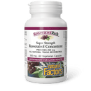 Natural Factors ResveratrolRich Super Strength Resveratrol Concentrate 500 mg 60 Veg Capsules - Five Natural
