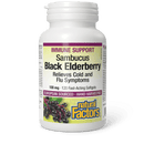 Natural Factors Sambucus Black Elderberry 100 mg 120 Softgels - Five Natural