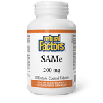Natural Factors SAMe 200 mg 30 Tablets - Five Natural