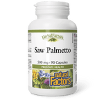Natural Factors Saw Palmetto 500 mg 90 Capsules - Five Natural