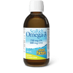 Natural Factors Sea Rich Omega-3 750 mg EPA/500 mg DHA Coconut-Lime 200mL - Five Natural