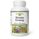 Natural Factors Siberian Ginseng 250 mg 90 Capsules - Five Natural