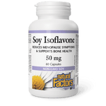 Natural Factors Soy Isoflavone 50 mg 60 Capsules - Five Natural
