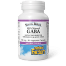 Natural Factors Stress-Relax 100% Natural GABA 100 mg 90 Veg Capsules - Five Natural