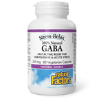Natural Factors Stress-Relax 100% Natural GABA 250 mg 60 Veg Capsules - Five Natural