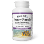 Natural Factors Stress-Relax Serenity Formula 60 Veg Capsules - Five Natural