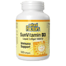 Natural Factors SunVitamin D3 Softgels 1000 IU 500 Softgels - Five Natural