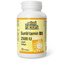 Natural Factors SunVitamin D3 Softgels 2500 IU 180 Softgels - Five Natural