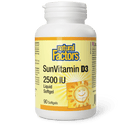 Natural Factors SunVitamin D3 Softgels 2500 IU 90 Softgels - Five Natural