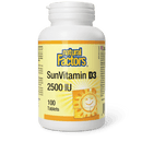 Natural Factors SunVitamin Tablets 2500 IU 100 Tablets - Five Natural