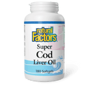 Natural Factors Super Cod Liver Oil 180 Softgels - Five Natural