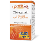 Natural Factors Theracurmin CurcuminRich 60 Veg Capsules - Five Natural