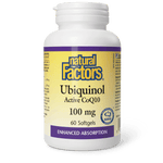 Natural Factors Ubiquinol Active CoQ10 100 mg 60 Softgels - Five Natural