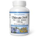 Natural Factors Ultimate 3•6•9 1200 mg OmegaFactors 90 Softgels - Five Natural