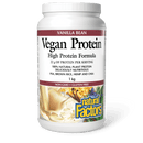 Natural Factors Vegan Protein High Protein Formula Vanilla Bean 1kg - Five Natural