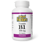 Natural Factors Vitamin B1 100 mg 90 Tablets - Five Natural