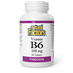 Natural Factors Vitamin B6 100 mg 90 Capsules - Five Natural