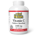 Natural Factors Vitamin C Calcium Ascorbate 1000 mg 180 Capsules - Five Natural