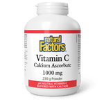 Natural Factors Vitamin C Calcium Ascorbate 1000 mg 250g - Five Natural