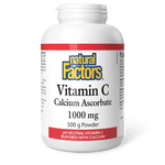 Natural Factors Vitamin C Calcium Ascorbate 1000 mg 500g - Five Natural