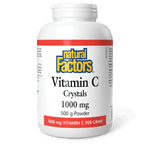 Natural Factors Vitamin C Crystals 1000 mg 500g - Five Natural