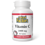 Natural Factors Vitamin C Time Release 1000 mg 90 Tablets - Five Natural