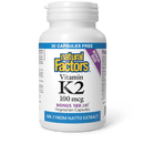 Natural Factors Vitamin K2 100 mcg Bonus Size (120+60) Veg Capsules - Five Natural