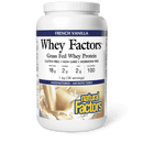 Natural Factors Whey Factors Grass Fed Whey Protein French Vanilla 1kg - Five Natural