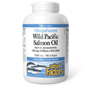 Natural Factors Wild Pacific Salmon Oil 1000 mg OmegaFactors 90 Softgels - Five Natural