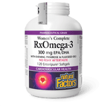 Natural Factors Women’s Complete RxOmega-3 300 mg EPA/DHA 120 Softgels - Five Natural