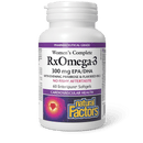 Natural Factors Women’s Complete RxOmega-3 300 mg EPA/DHA 60 Softgels - Five Natural