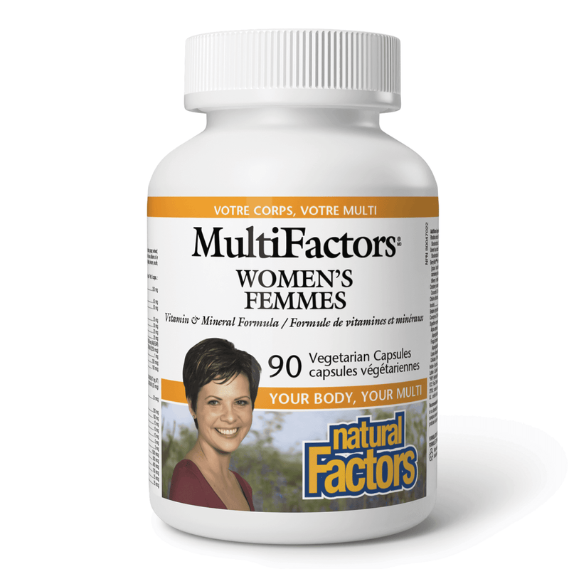 Natural Factors Women’s MultiFactors 90 Veg Capsules - Five Natural