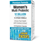 Natural Factors Women’s Multi Probiotic 12 Billion Live Probiotic Cultures 120 Veg Capsules - Five Natural
