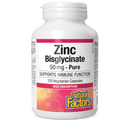 Natural Factors Zinc Bisglycinate 50 mg 120 Veg Capsules - Five Natural