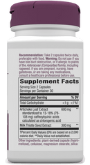 Nature's Way Artichoke 60 Veg Capsules - Five Natural