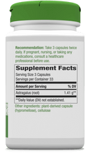 Nature's Way Astragalus Root 100 Veg Capsules - Five Natural