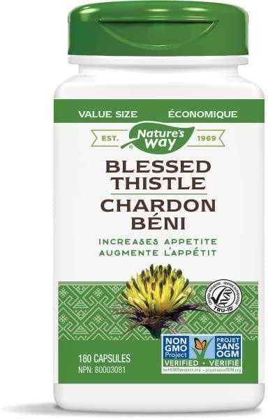 Nature's Way Blessed Thistle Herb 180 Veg Capsules - Five Natural