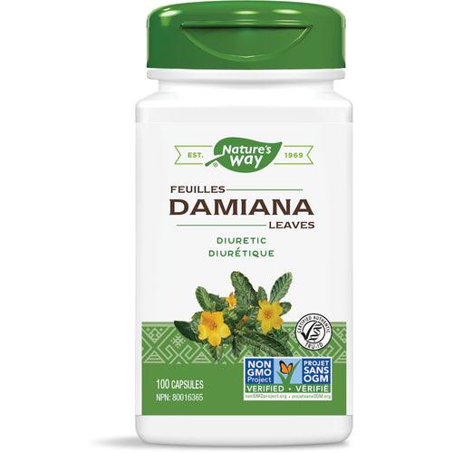 Nature's Way Damiana Leaves 100 Veg Capsules - Five Natural