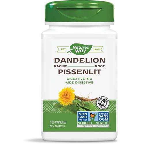 Nature's Way Dandelion Root 100 Veg Capsules - Five Natural