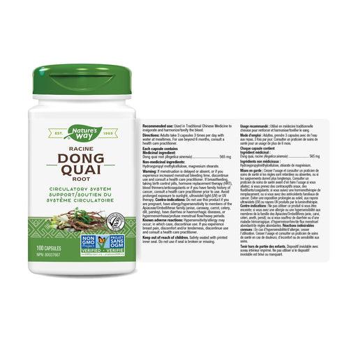 Nature's Way Dong Quai Root 100 Veg Capsules - Five Natural