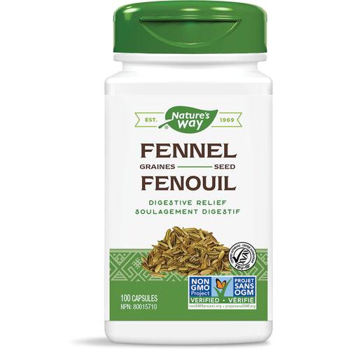 Nature's Way Fennel Seed 100 Capsules - Five Natural