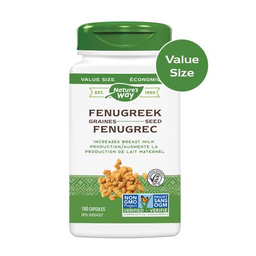 Nature's Way Fenugreek Seed 180 Capsules - Five Natural