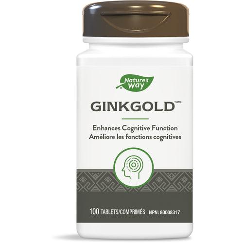 Nature's Way Ginkgold 60 mg 100 Tablets - Five Natural