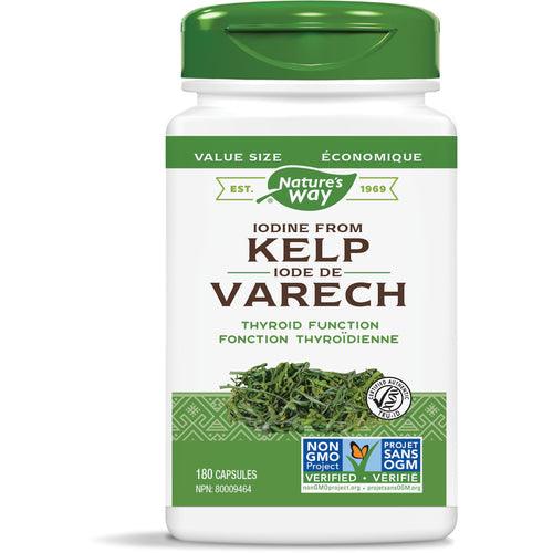 Nature's Way Kelp 180 Veg Capsules - Five Natural